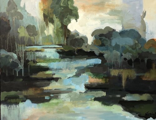 Spring Serenity von SHALLA JAVID, Malerei kaufen auf Singulart