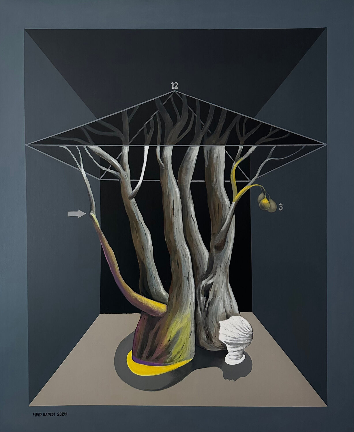 Untitled  Fuad Hamdi Pintura original en venta