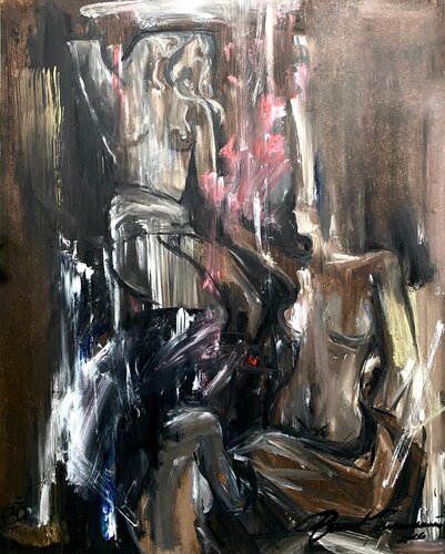 "Nude performance" by Igor Volkov-Tkachinskiy, Painting for Sale on Singulart