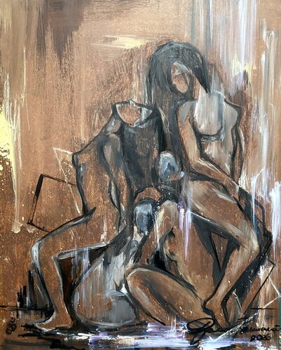 "Nude show" by Igor Volkov-Tkachinskiy, Painting for Sale on Singulart
