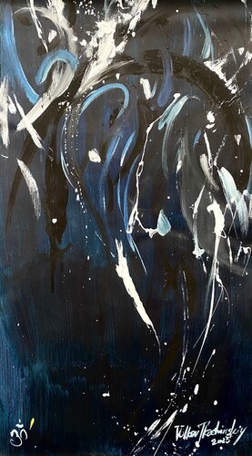 "In a deep blue" by Igor Volkov-Tkachinskiy, Painting for Sale on Singulart