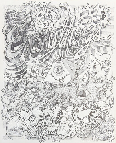 Everything is a Psyop di Damon Soule, Opera su carta in vendita su Singulart