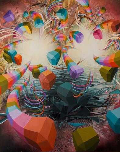 Happy Times van Damon Soule, Schilderij te koop op Singulart