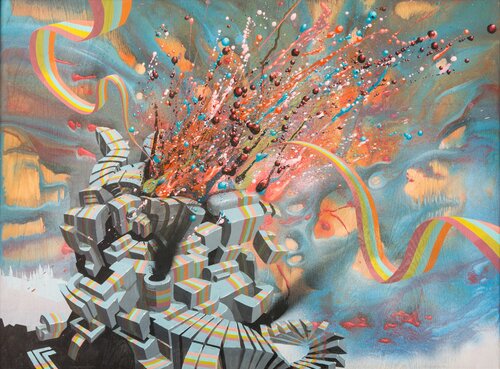 Perfect Model of Inefficiency  van Damon Soule, Schilderij te koop op Singulart