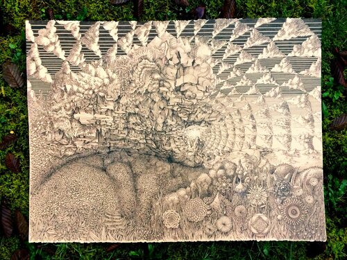 Qualia par Justin Lovato, Œuvre sur papier en vente sur Singulart