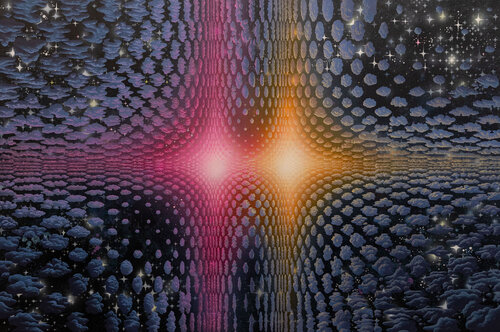 A Universe of Starry Majesty par Justin Lovato, Peinture en vente sur Singulart