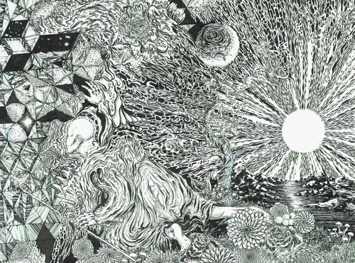 Flamarion Homage par Justin Lovato, Œuvre sur papier en vente sur Singulart