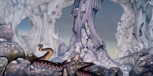 Gates of Delerium / Relayer di Roger Dean, Pittura in vendita su Singulart
