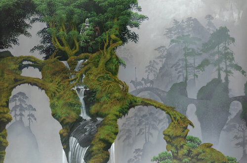 Myths & Legends di Roger Dean, Pittura in vendita su Singulart