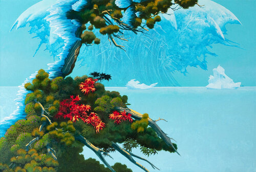 Heaven and Earth di Roger Dean, Pittura in vendita su Singulart