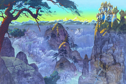 The Quest di Roger Dean, Pittura in vendita su Singulart