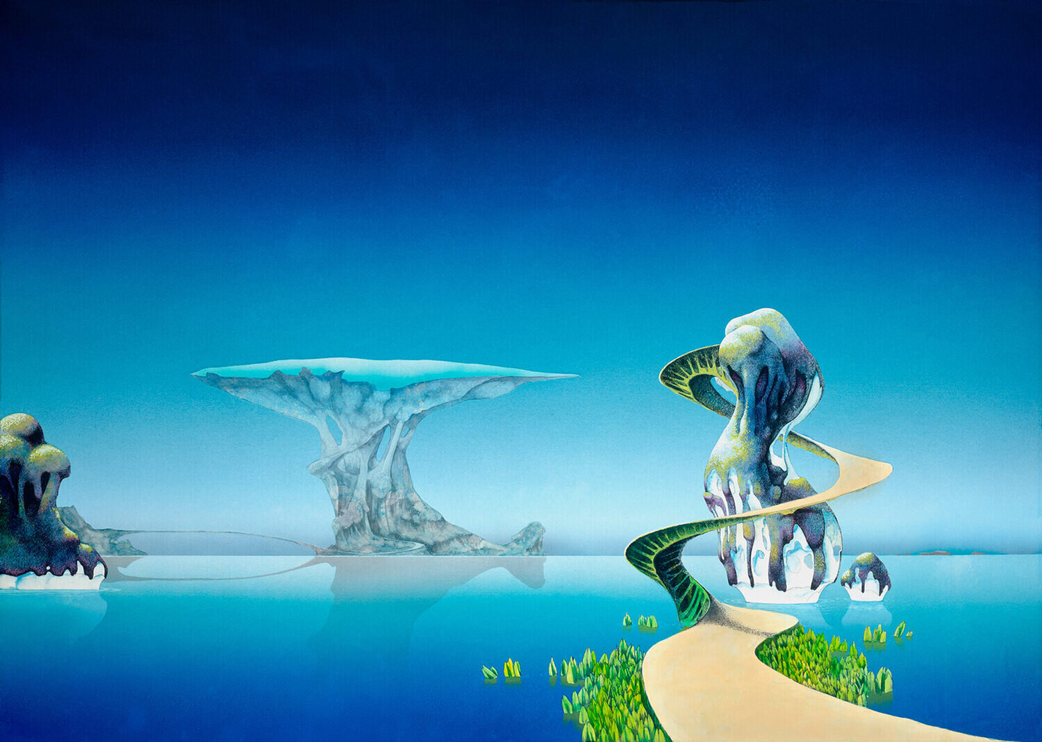 Pathways Roger Dean Dipinto originale in vendita