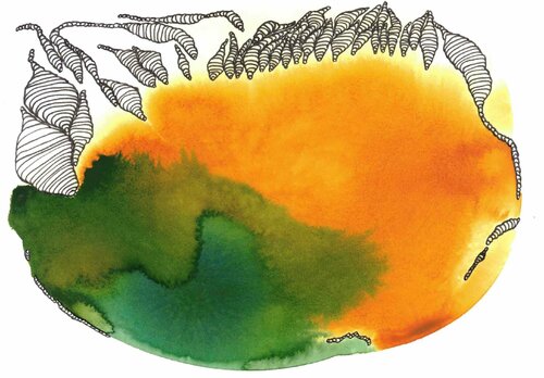 Sintra IX van Katrin Wegemann, Werk op papier te koop op Singulart