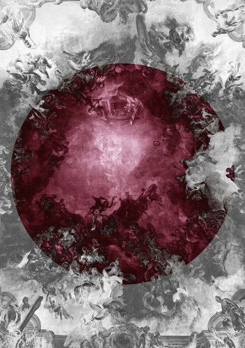 I Saw The Sky Come Down To Meet You, Pink White Halo by Magnus Gjoen, Print for Sale on Singulart