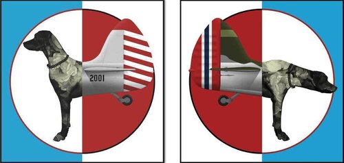 Mind the Dog's Tail Diptych by Magnus Gjoen, Print for Sale on Singulart