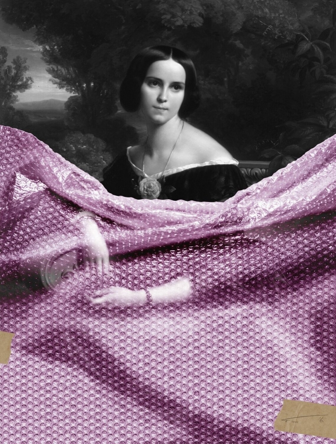 She Will Dance Again, Purple Magnus Gjoen Print for sale