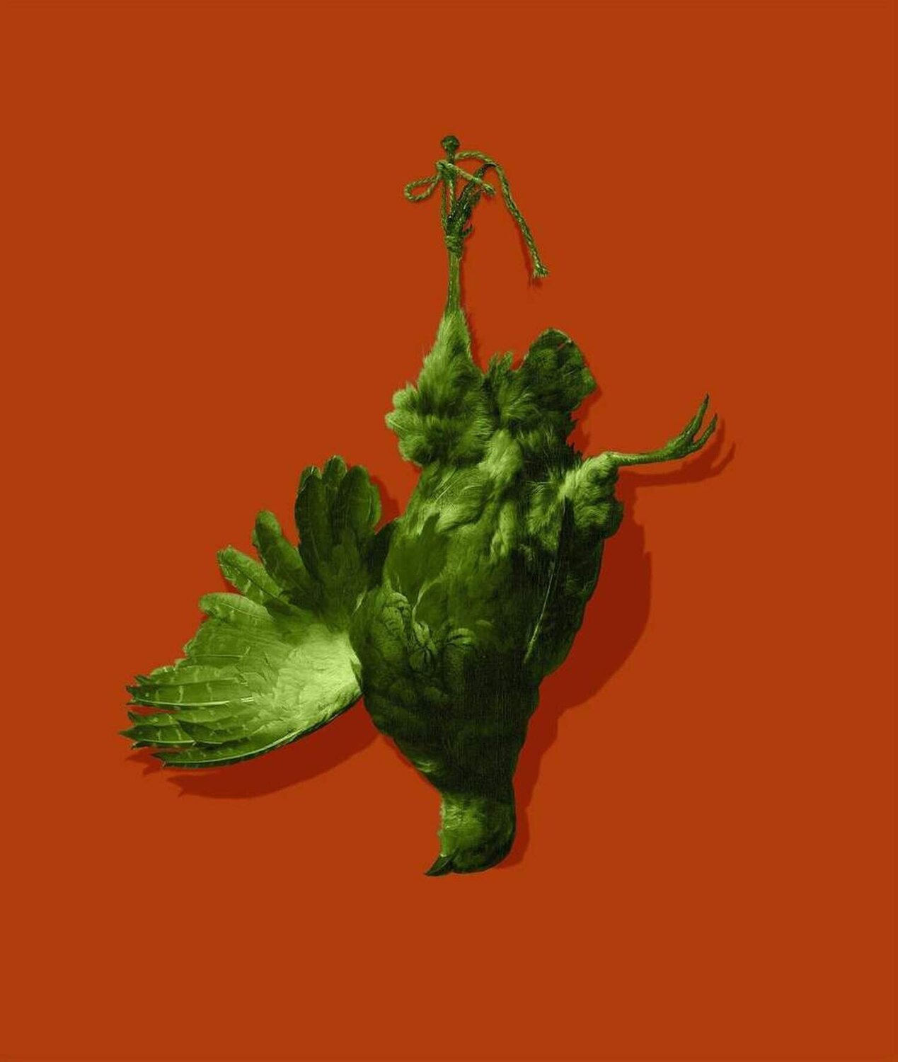 Thereby Hangs A Tale, Green Magnus Gjoen Print for sale