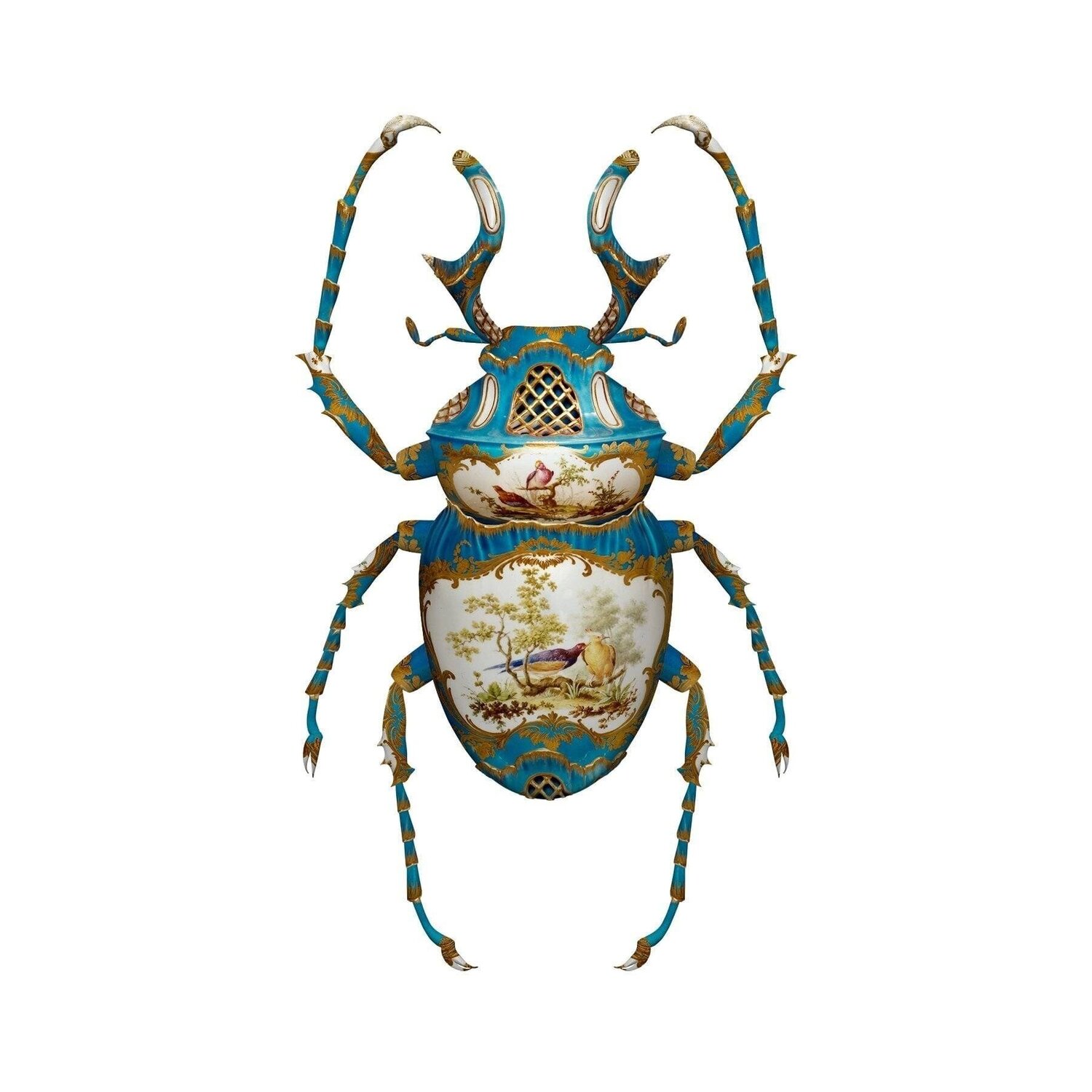 Sevres Dicranocephalus Wallichii Magnus Gjoen Print for sale