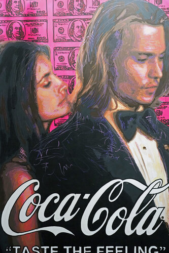 JOHNNY & PENELOPE di LUCA VALENTINI, Pittura in vendita su Singulart