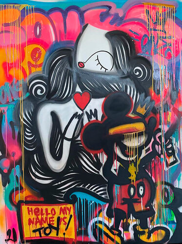 Untitled de Sonke, Pintura a la venta en Singulart