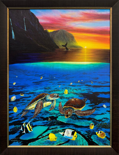 Ancient Mariner (large hand signed giclee on canvas) by Robert Wyland, Print for Sale on Singulart