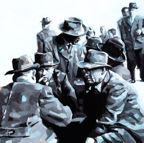 Forgotten Conversation par Henry Blond, Peinture en vente sur Singulart