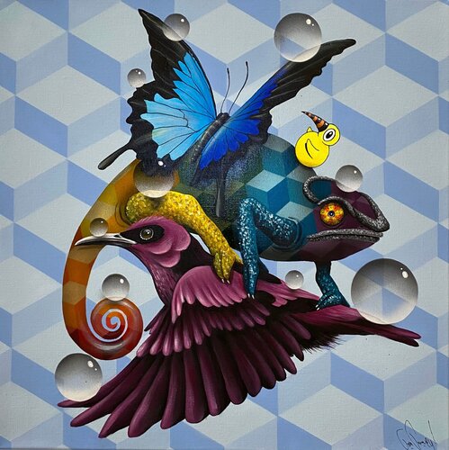 BLUE DREAMS by Tim Timmey, Other Media for Sale on Singulart