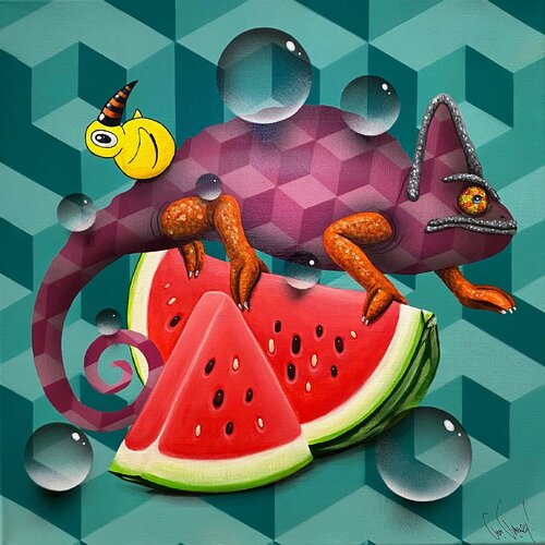 TURNING PINK by Tim Timmey, Other Media for Sale on Singulart