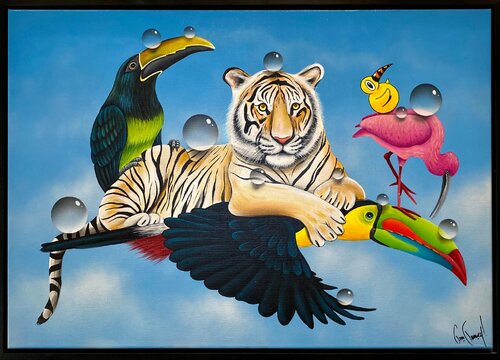 YEAR OF THE TIGER  by Tim Timmey, Other Media for Sale on Singulart