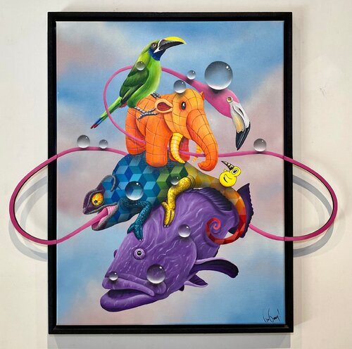 GROUPER FRIENDS by Tim Timmey, Other Media for Sale on Singulart