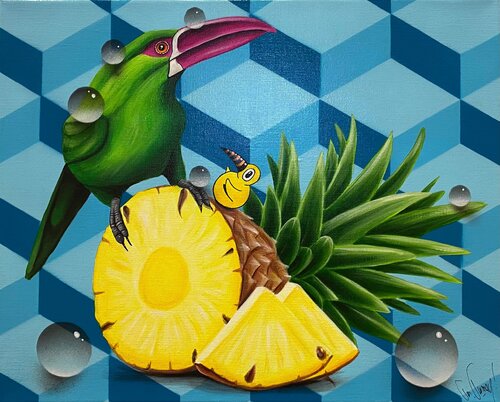 PIñA TOUCANA by Tim Timmey, Other Media for Sale on Singulart