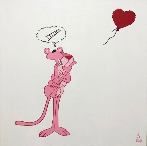 Panther With Baloon de Salmos, Otros medios a la venta en Singulart