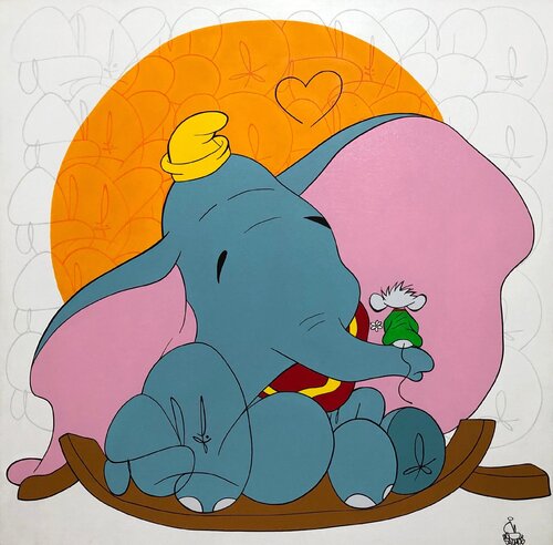 The Elephant And The Mouse de Salmos, Otros medios a la venta en Singulart