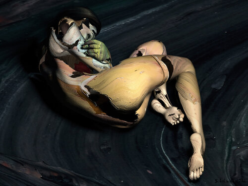 Hungover For You von Sergey Lutsenko, Malerei kaufen auf Singulart