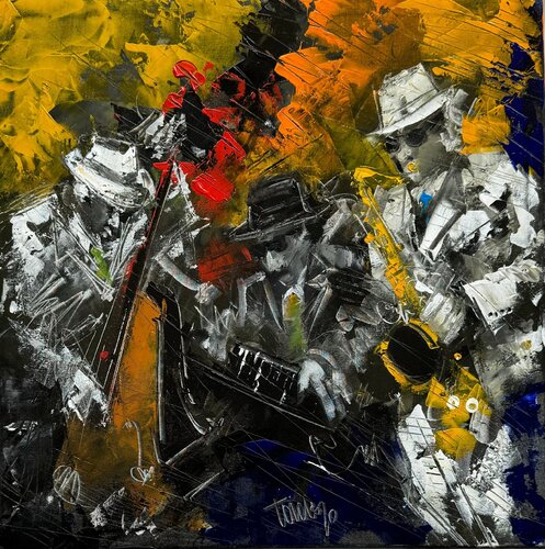 Jazzhus Montmartre Paris by Francesco Toraldo, Painting for Sale on Singulart