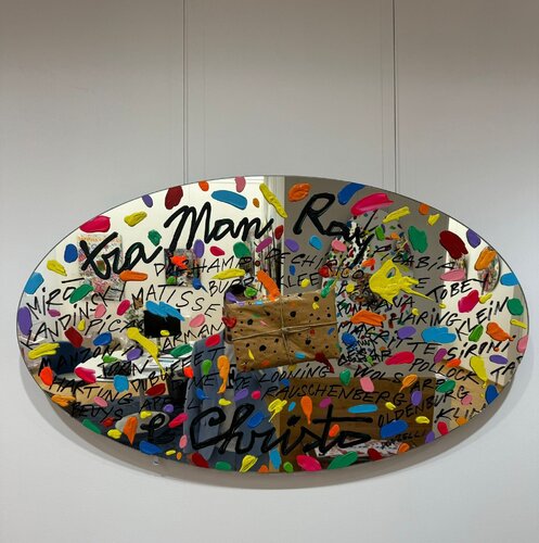 Tra Man Ray e Christo van Bruno Donzelli, Schilderij te koop op Singulart