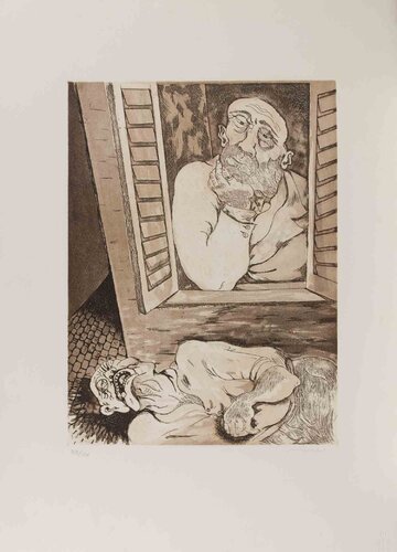 Indifferent Serenity von Giuseppe Migneco, Druck kaufen auf Singulart