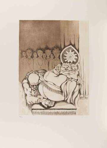 The Pope von Giuseppe Migneco, Druck kaufen auf Singulart