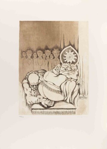 The Pope von Giuseppe Migneco, Druck kaufen auf Singulart