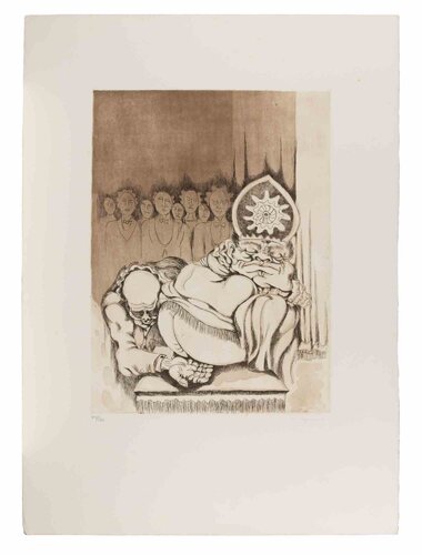 The Pope von Giuseppe Migneco, Druck kaufen auf Singulart