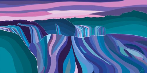 Godafoss von Topher Straus, Druck kaufen auf Singulart