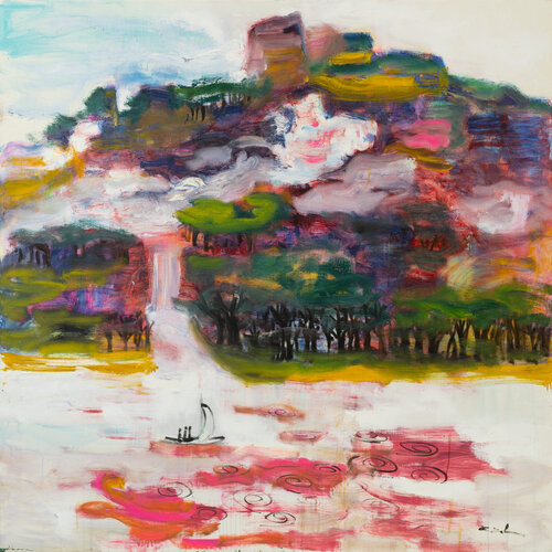 I remember my home town van Takuma Tanaka, Schilderij te koop op Singulart