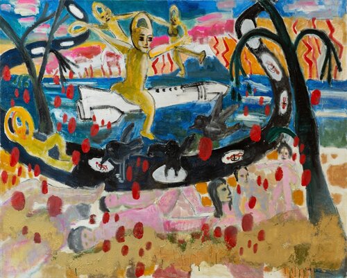 Human Sushi van Takuma Tanaka, Schilderij te koop op Singulart