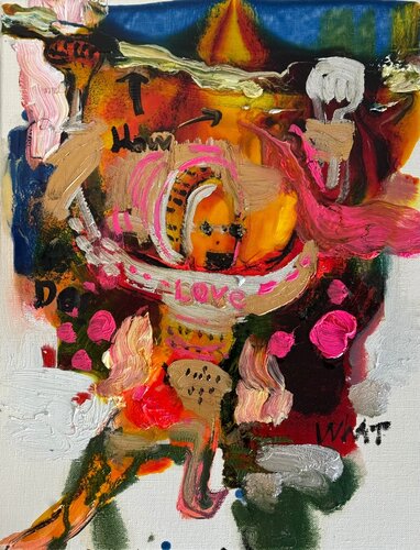 The Monkey is Always Here van Takuma Tanaka, Schilderij te koop op Singulart