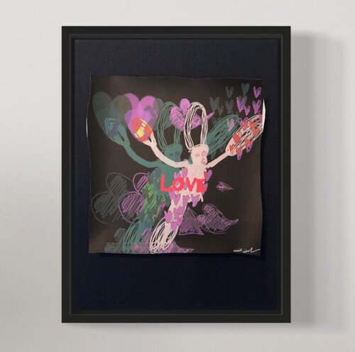 LOVE van Takuma Tanaka, Werk op papier te koop op Singulart