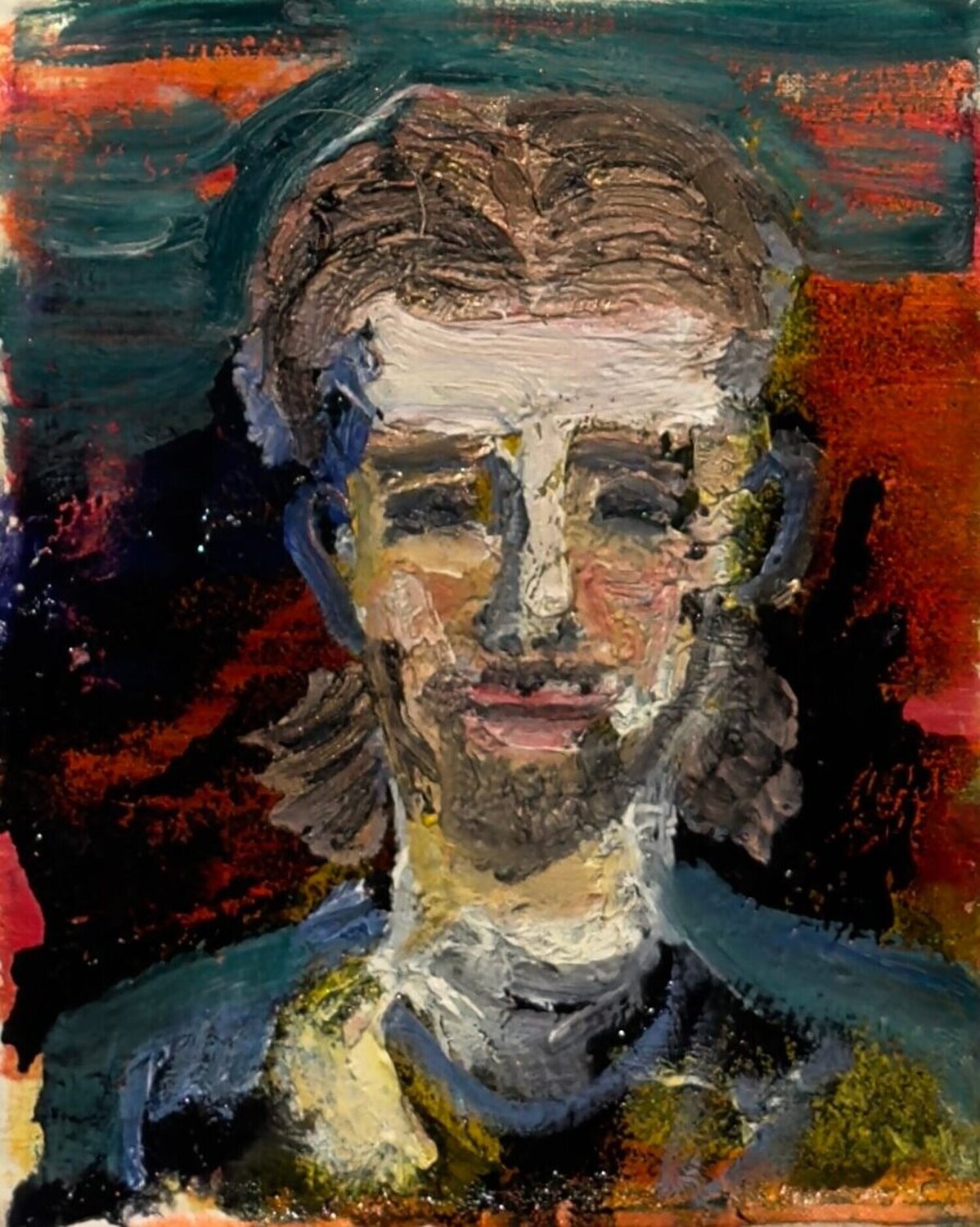 Brad Pitt Takuma Tanaka Original painting for sale