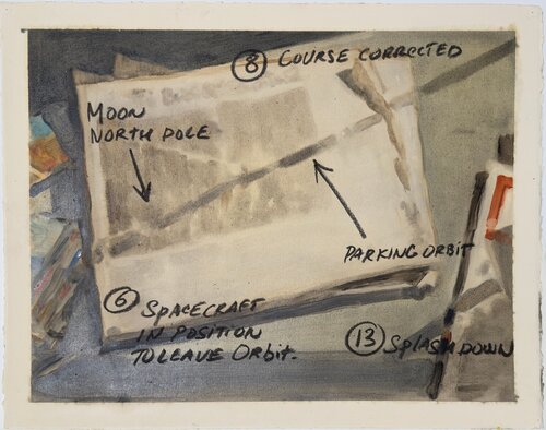 Untitled (Newspaper) van Aurélien Couput, Werk op papier te koop op Singulart