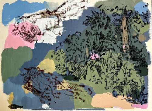 Woods (wandering) van Aurélien Couput, Schilderij te koop op Singulart