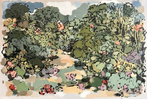 Unnamed Woods van Aurélien Couput, Schilderij te koop op Singulart