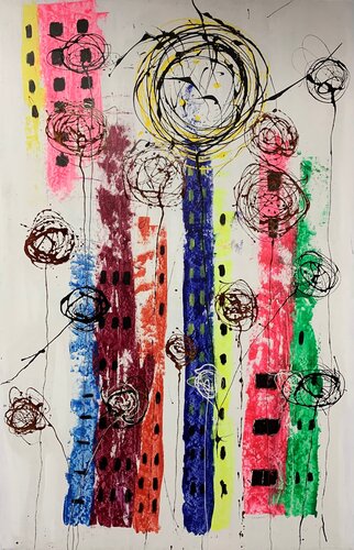 Concrete Jungle van JuanCarlos rLora, Schilderij te koop op Singulart